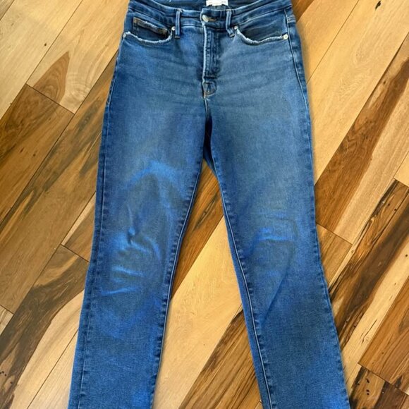 Good American Step Fray Jeans Size 4 - Picture 1 of 3